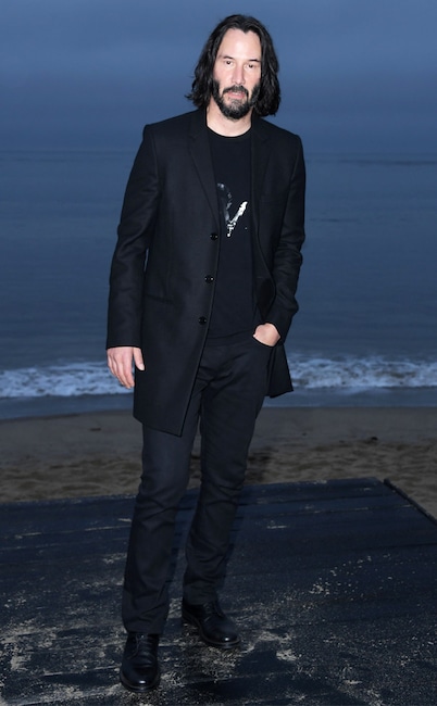 Keanu Reeves, Saint Laurent Mens Spring Summer 20 Show